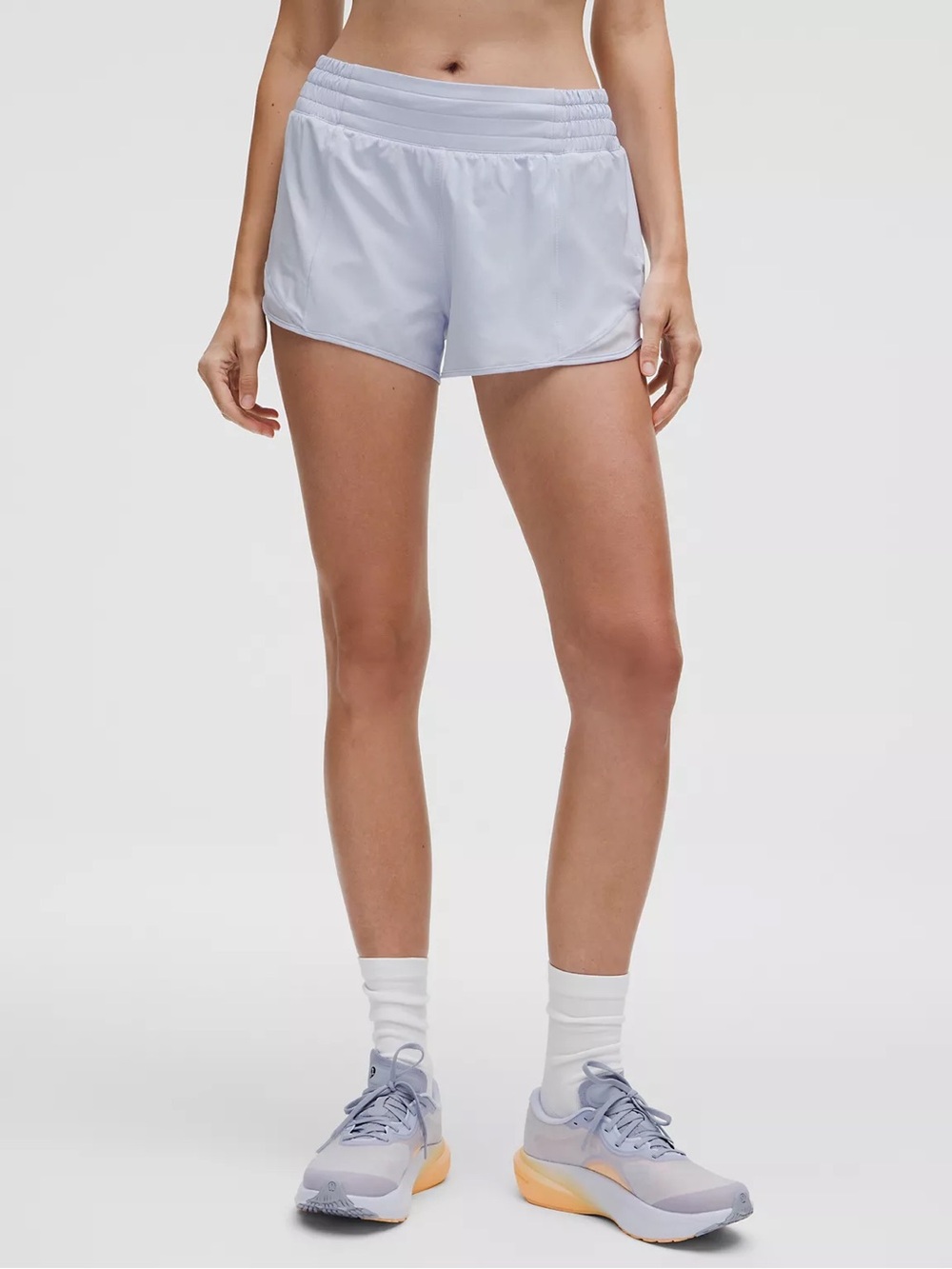 lululemon Hotty Hot High-Rise Lined Short 2.5" Serene Blue